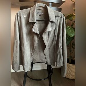 Level 99 Suede Moto Jacket